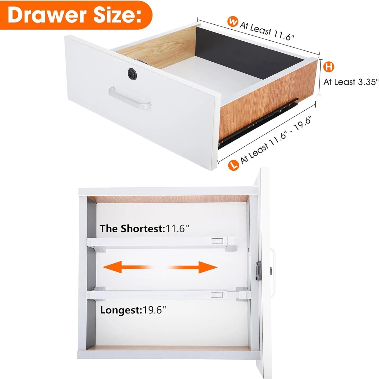 FlexiDrawer™ – Verstellbare Schubladen-Organizer (2er / 4er / 6er Set)