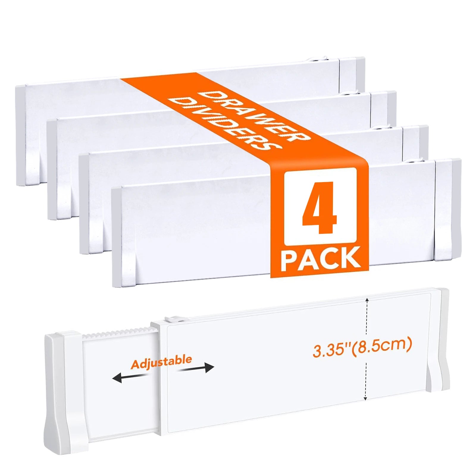 FlexiDrawer™ – Verstellbare Schubladen-Organizer (2er / 4er / 6er Set)