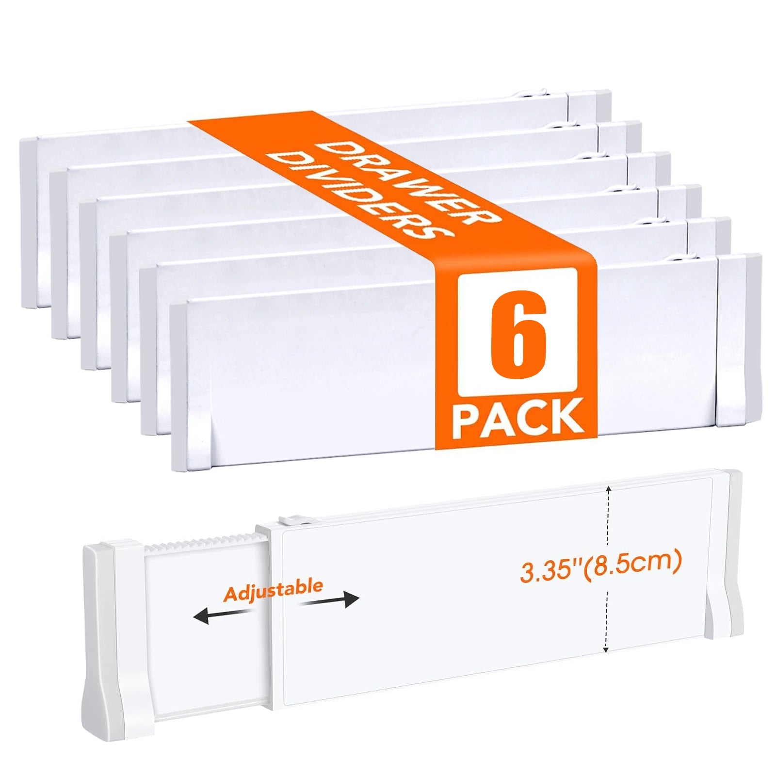 FlexiDrawer™ – Verstellbare Schubladen-Organizer (2er / 4er / 6er Set)